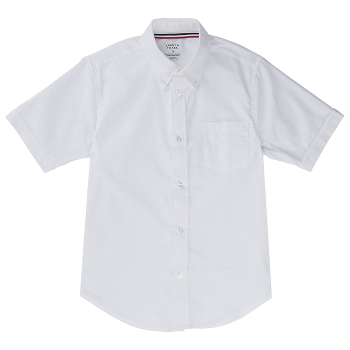 Short Sleeve Oxford Shirt Husky Sizes (2 Colors)