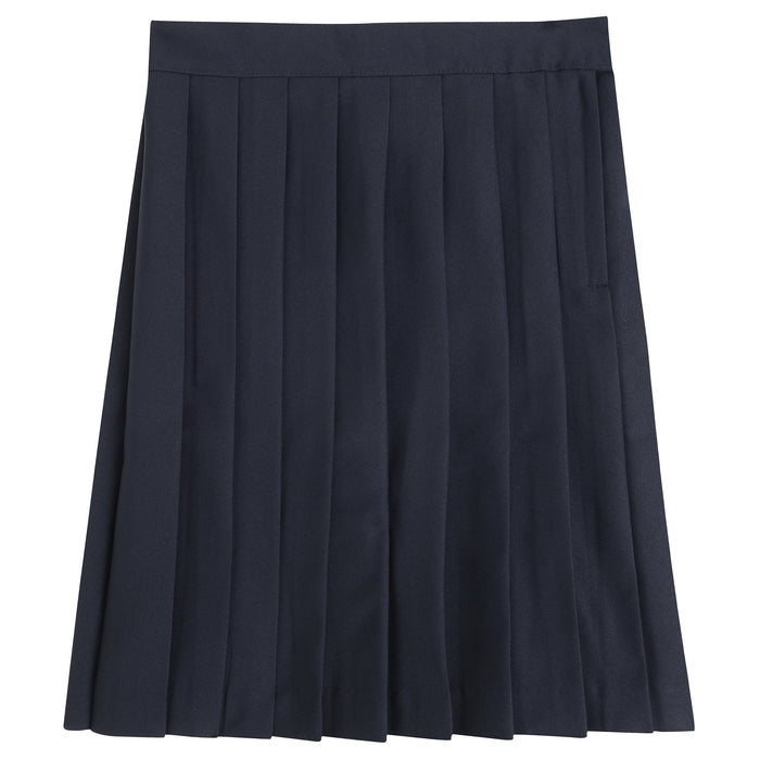 Below the Knee Pleated Skirt Plus Sizes (2 Colors)