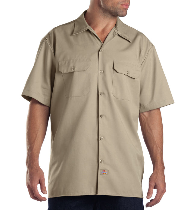 Dickies 1574 Short Sleeve Work Shirt - Khaki - 3XL