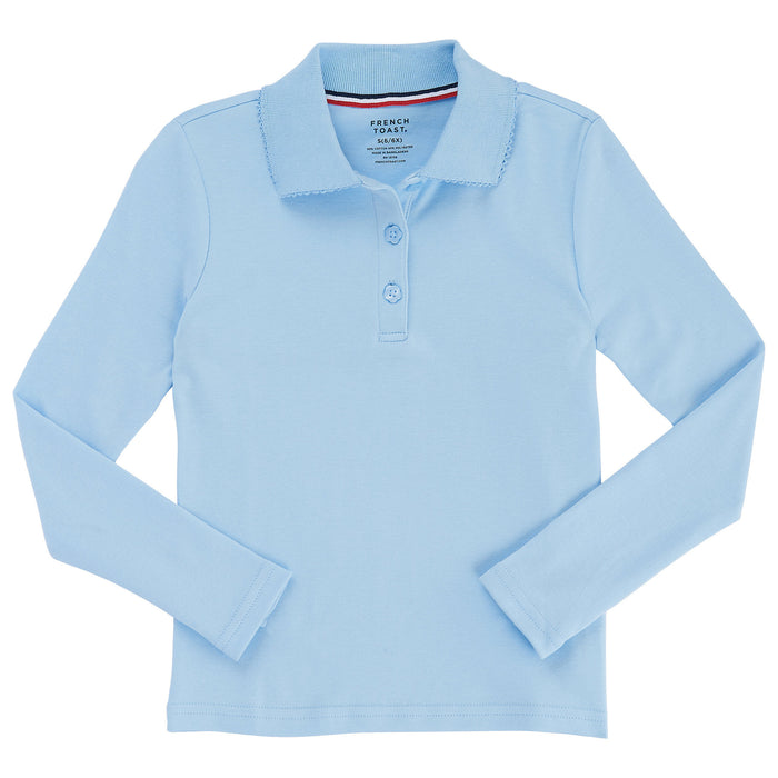 overvåge indtil nu Arne Long Sleeve Polo Shirt with Lace Trim Sz XS-XXL (6 Colors) — Brady's This  Is It Stores