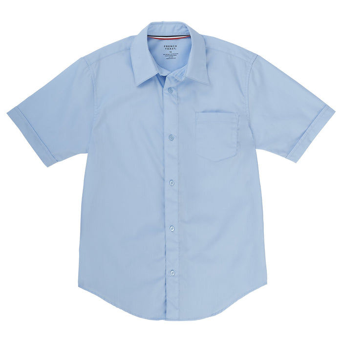 Short Sleeve Dress Shirt with Expandable Collar Sz 4-20 (2 Colors)